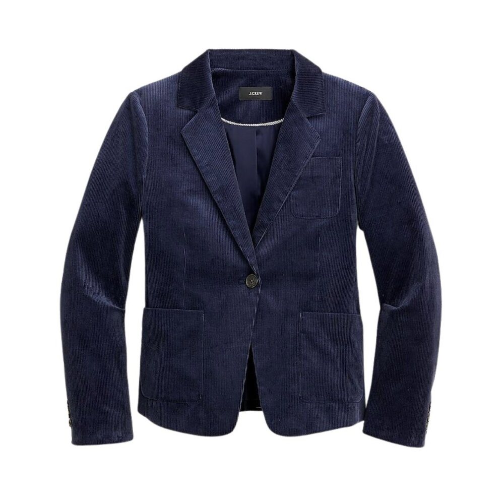J. Crew Patch Pocket Blazer in Corduroy, size 2